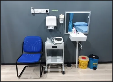 Nebulizer care facility at Klinik Mesra